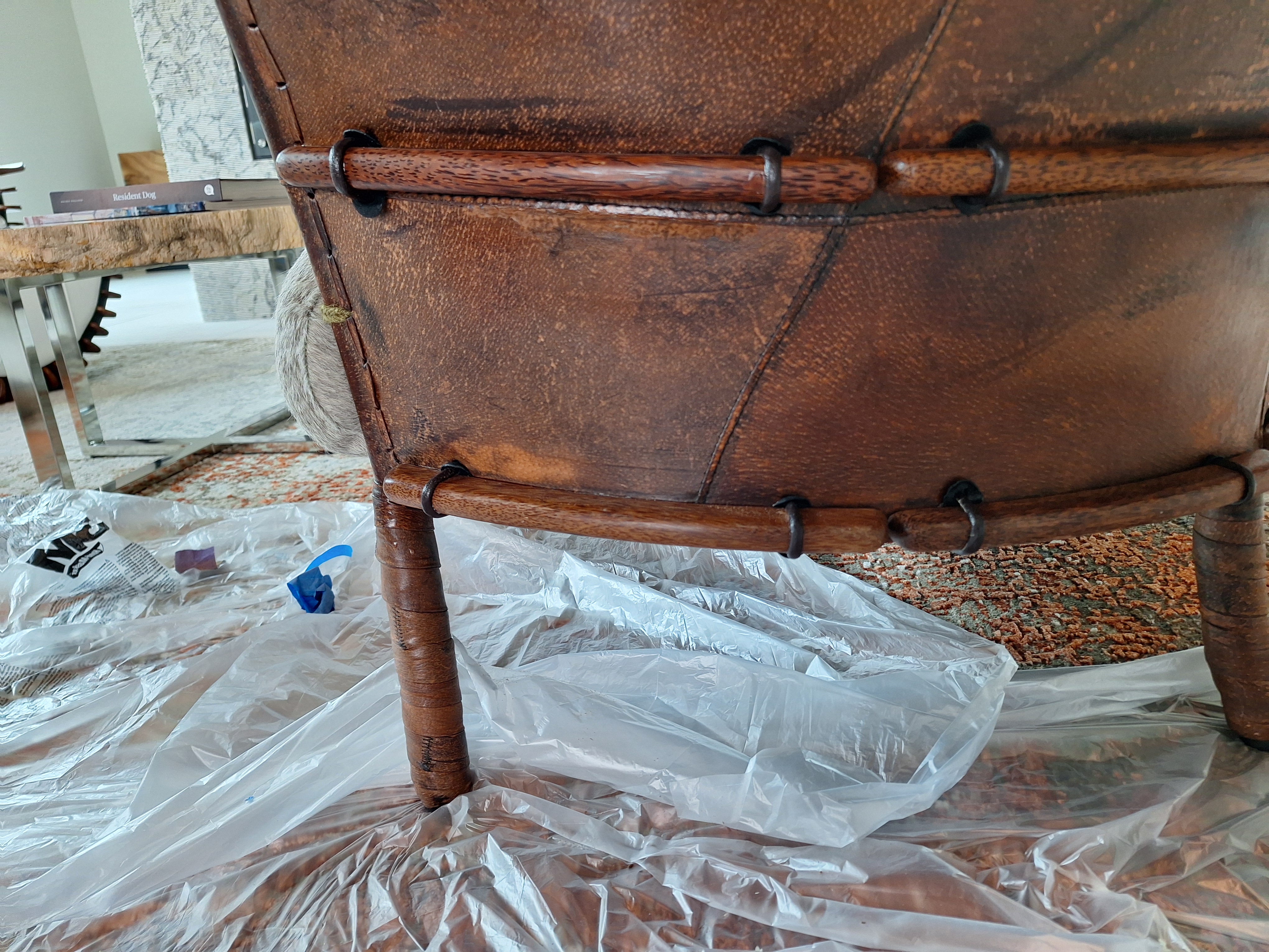 Cabinet door touchup